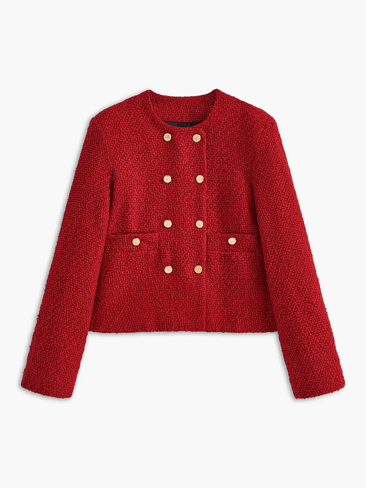 BB™ | Elegant Button Tweed Jacket