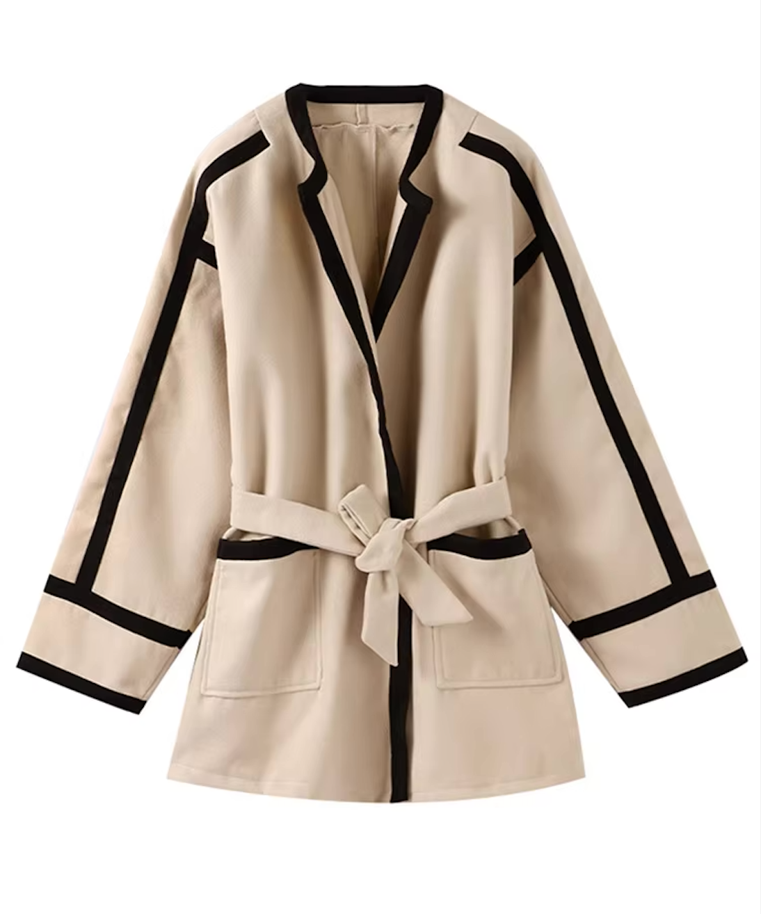 BB™ | Striped Wool Coat