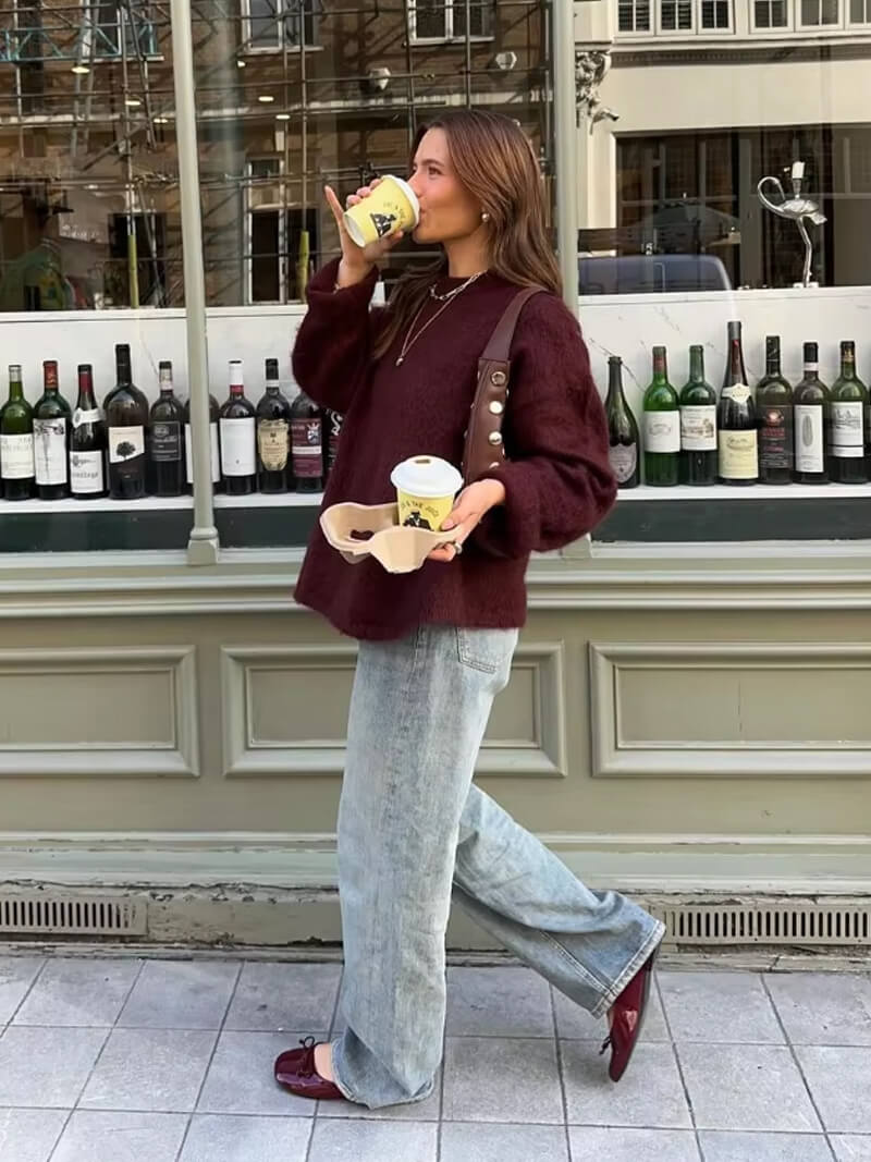 Isadora™ | Burgundy Pullover