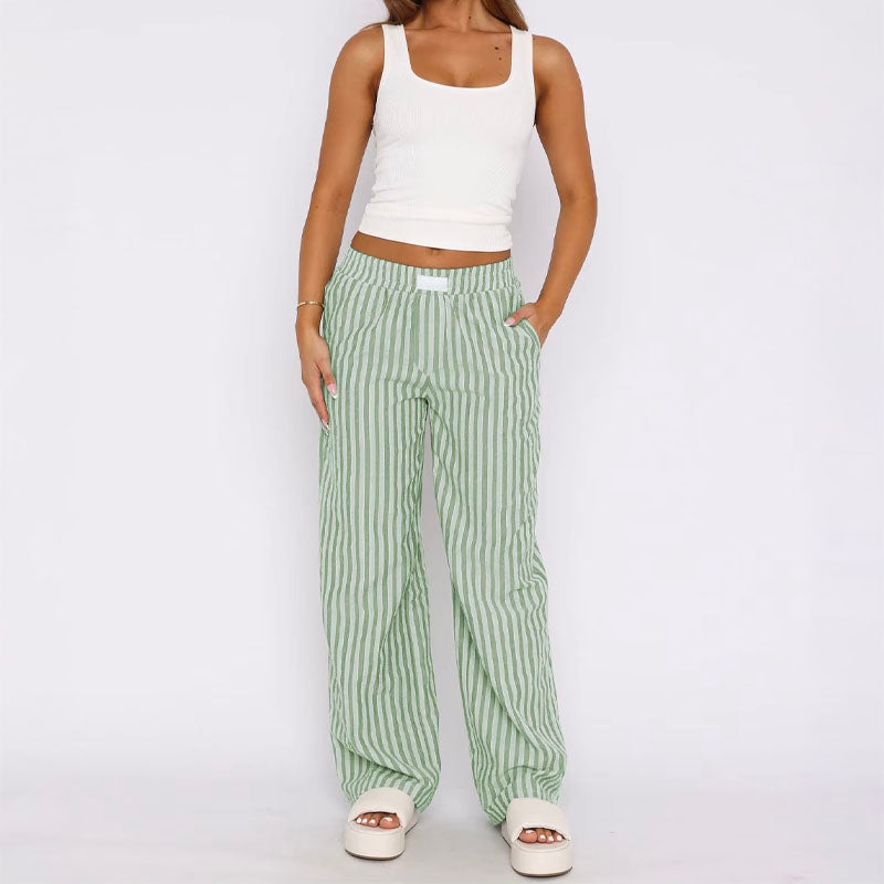 Amalfi Pinstripe Trousers