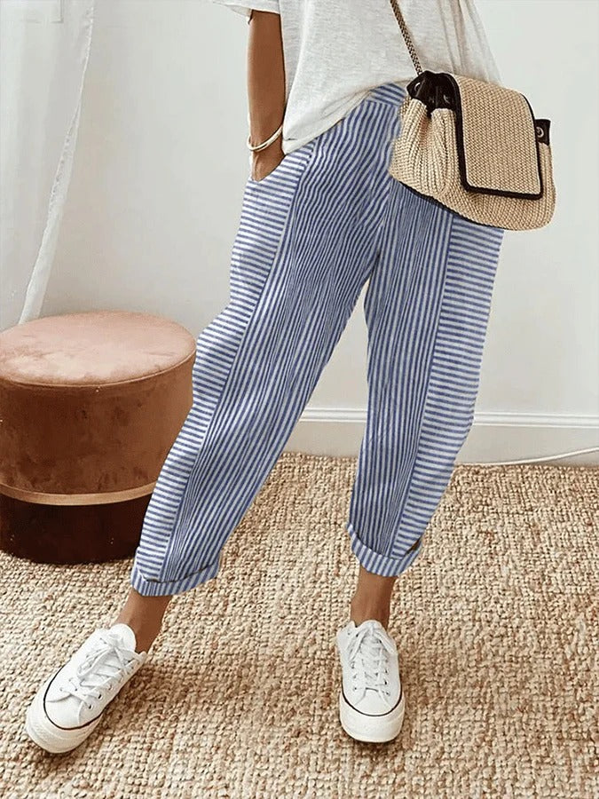 BB | Elegant Striped Trousers – Flattering Fit & Luxe Comfort (BUY 1, GET 1 FREE)