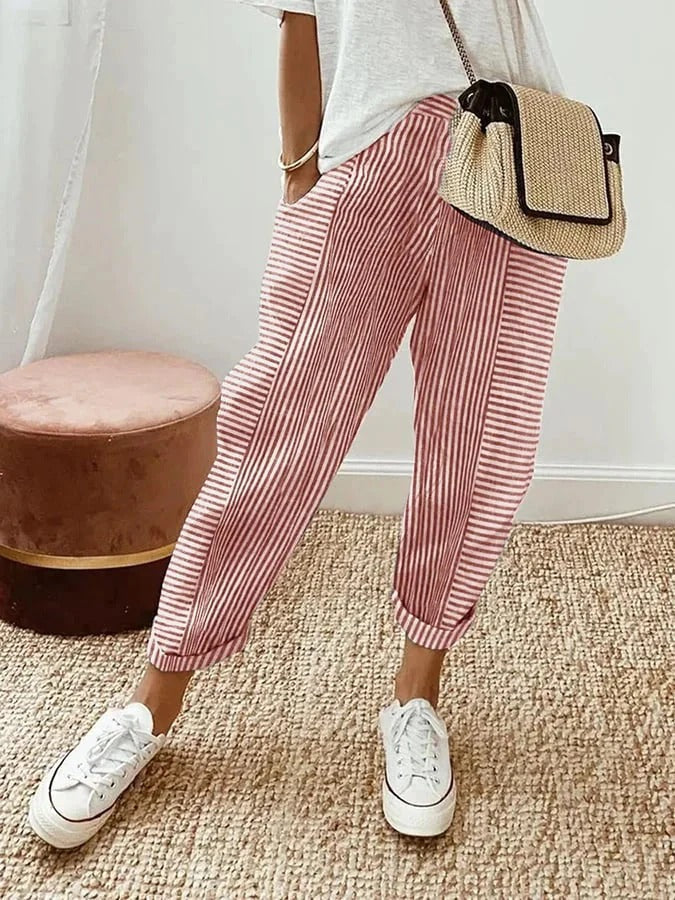 BB | Elegant Striped Trousers – Flattering Fit & Luxe Comfort (BUY 1, GET 1 FREE)